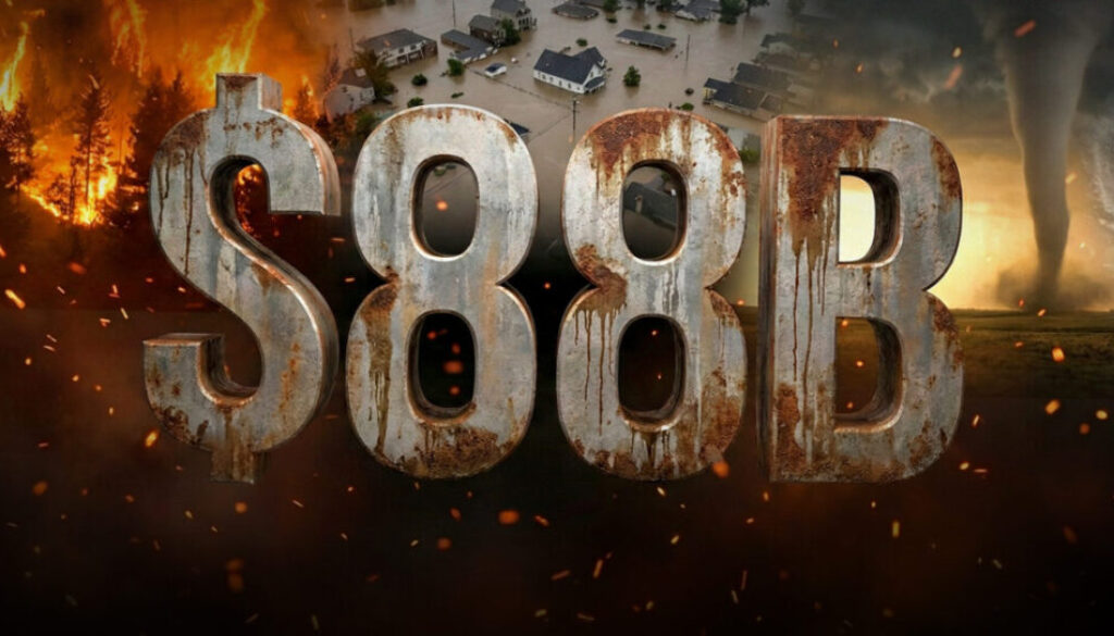 2025 wildfires, flooding and severe storms lead to insured losses of $88B