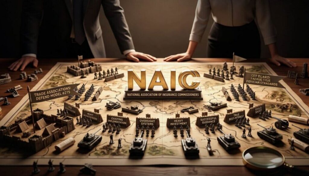 NAIC annuity guidance updates divide insurance and advisory groups