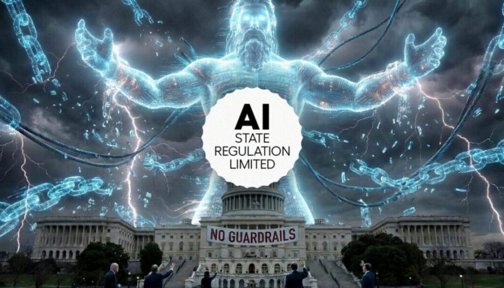 Legislators ‘greatly disturbed’ by Trump order hijacking oversight of AI