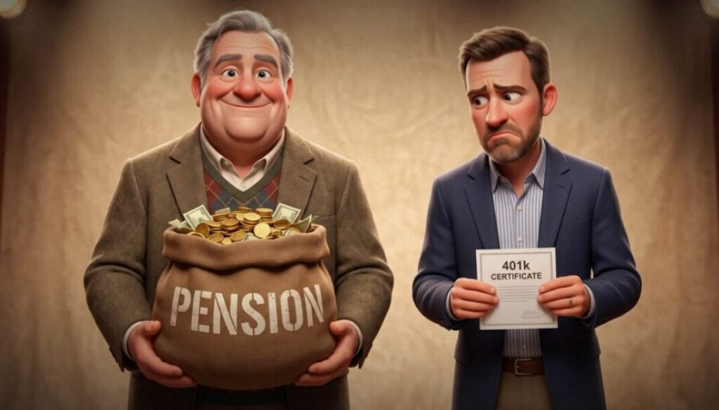 Gen X faces ‘pension envy’ as they head into retirement