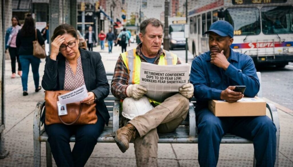 Worker retirement confidence dips to lowest level in a decade